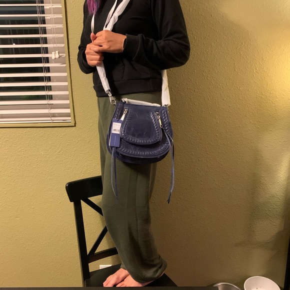 NWT Rebecca Minkoff Sm.Vanity Saddle Bag Crossbody - Picture 2 of 7